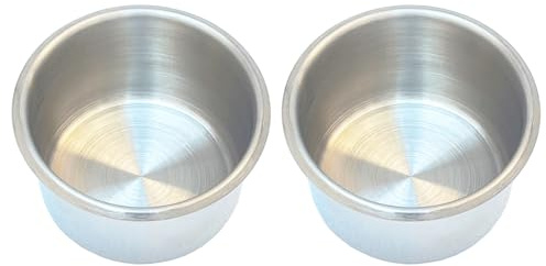 SEETOOOGAMES Lot de 2 Porte-gobelets Jumbo en Acier Inoxydable de 8,9 cm