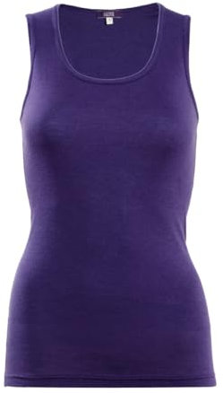 Living Crafts - Beryl | Unterhemd - Bio-Wolle und Bio-Baumwolle Melange, atmungsaktiv, temperatur- und feuchtigkeitsausgleichend (, Violet)
