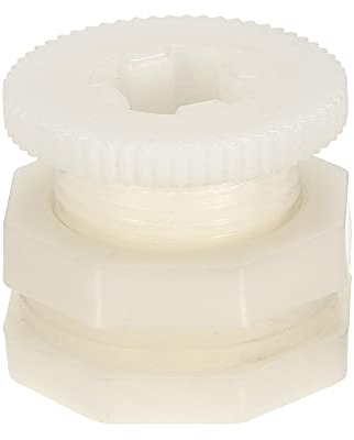 sourcing map 1 Set Bulk Tank Adapter mit PVC Stecker Fitting G1/2 Gewinde ABS für Regenwassertank Aquarien