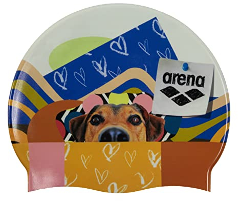 Arena HD Unisex Silikon Badekappe für Erwachsene Training Rennen 100% Silikon Faltenfrei Apollo