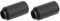 sourcing map 2 Stück Stecker auf Buchse Extender Fitting G1/4 x 30mm für Wasserkühlung Schwarz