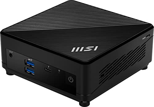 MSI Cubi 5 12M, 0.7L Mini PC, Intel Core i5-1235U, WiFi 6, BT 5.2, Duel LAN, Thunderbolt Type C, Black, Non-OS (12M-015BUS): Cubi 5 (BLK)