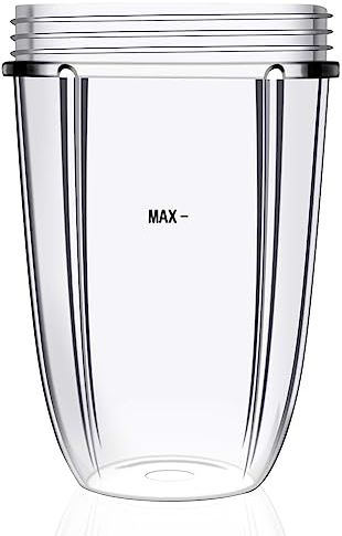 KINDOYO Replacement Juicer Cups - 18OZ 24OZ 32OZ Blender Cups for NutriBullet Juicer Mixer Replacement Parts Nutribullet Accessories 600W 900W, 18OZ