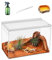 KAKOOTI Reptile Terrarium,11 x 6x 8 Reptile Breeding Box, Magnetic Acrylic Enclosure，for Tarantula，Hermit Crab，Jumping Spider，Iguana，Leopard Gecko，Bearded Dragon, Insect, Mantis, Scorpions.