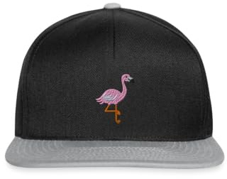 Spreadshirt Freundlicher Flamingo Stickerei Snapback Cap
