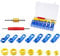 Yeelua 16 PCS Fuel Line Disconnect Removal Tool, Vehicles AC Line Disconnect Air Conditioning Pipe Tool Fuel Line Disconnect Tools Set ABS Plastic Air Conditioning Kit Auto Repair Tools