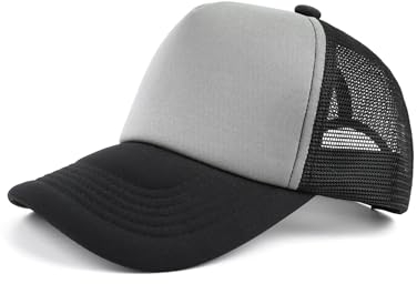 Zylioo Foam Trucker Cap XL/XXL,Snapback Running Caps Für Großen Kopf,Sommer Sport Basecap Baseballkappe Baseball Cap