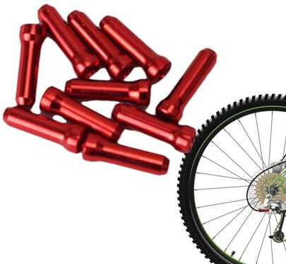 Bikes Cable End Caps, 10 Bikes Brake Cable End Tips Brake Cable Cover End Tips Brake Tips Shifter Ferrules Caps Replacement Mountain Bikes Parts