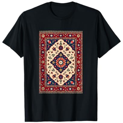 Persischer Teppich T-Shirt für Damen und Herren, Perserteppich T-Shirt