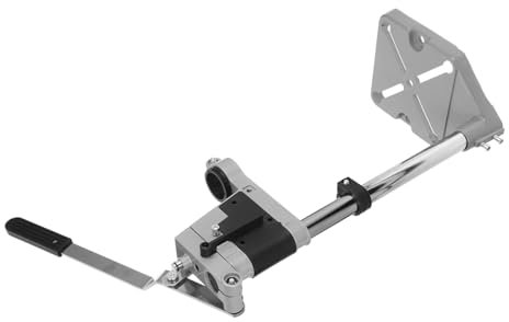 ANDRESLAD Hand Drill Press Stand Bench Drill Press Stand Antenna Pole Mount Portable Work Bench Portable Workbench Desk Riser Drawer Benchtop Drill Portable Drill Press Stand Silver
