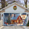 Surwin Weihnachten Garagentor Deko, Weihnachtsdeko Große Garagentor Banner, Modern Weihnachtsdeko Innen und Außenbereich Party Weihnachten Deko Garage Tür Fotohintergrund (210x240cm,Weihnachtsbaum 3)