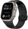 EKINS Per Apple Watch Band Ultra 2 49mm 46mm 45mm 44mm cinturino in caucciù serie 10 9 8 7 6 5 4 3 2 1 SE con connettore in metallo(E,49mm)