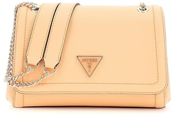 GUESS Noelle Covertible Xbody Flap Bag Apricot