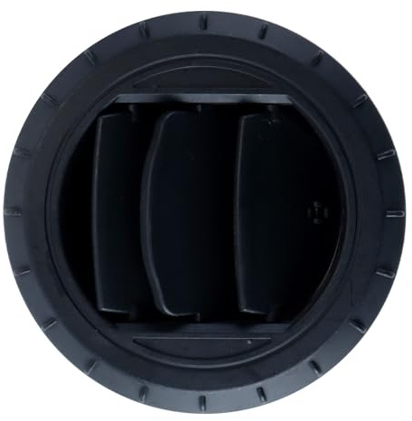 Hoite Tubo flessibile per riscaldatore diesel da 60 mm, uscita aria, apertura girevole, riscaldatore ausiliario, plastica nera con rotazione di 360 gradi