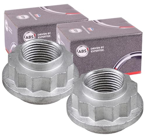 2x A.B.S. 30er Achsmuttern M20 X 1.5 vorne | 2x 915360 passend für California To