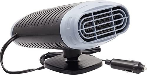 DSLIHA Calentador de coche portátil de 12 V 150 W para invierno, calentador de auto portátil, ventilador de calentador de coche con calentamiento y refrigeración rápida 2 en 1 para descongelador de