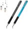 Mixoo Tablet Stift für Alle Tablets, 2 in 1 Tablet Stift, Touchstift Stylus Kapazitive Touchscreen Stift, kompatibel für Smartphones/Tablets/Ipad (Shwarz + Blau)