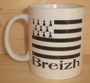 Patoutatis - Mug Drapeau Breton Bretagne Breizh Gwenn Ha du