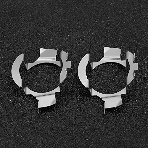 H7 Led Adapter,Headlight Bulb Adapter Holders Socket Base H7 Retainer Clip, 1 Pair H7 LED Headlight Adapter Retainer