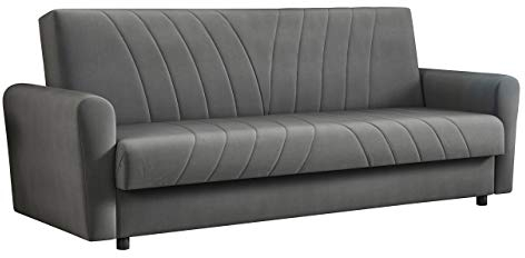 Modernes Sofa Dylan mit Bettkasten und Schlaffunktion, Lounge Couch, Schlafsofa Bettsofa Schlafcouch (Zanzibar 182)