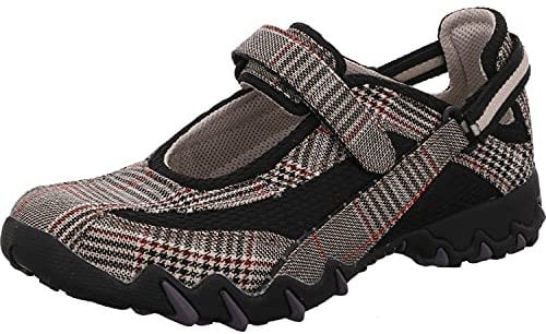 Allrounder by Mephisto Femme NIRO Entraîneur croisé, DK Oak/Black, 39.5 EU