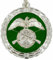 Deitert Medaille Silber-grün