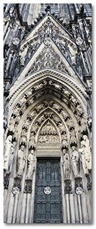 Designer-Garderobe | 'Kölner Dom' Wandgarderobe | Flurgarderobe | Garderobenhaken | Garderobenpaneel | Urban Look | Kleiderständer | Kleiderablage | Garderobenständer , Größe:50x120 cm