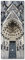 Designer-Garderobe | 'Kölner Dom' Wandgarderobe | Flurgarderobe | Garderobenhaken | Garderobenpaneel | Urban Look | Kleiderständer | Kleiderablage | Garderobenständer , Größe:50x120 cm