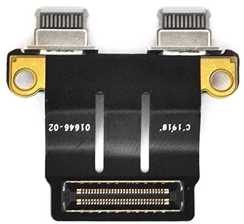 OLVINS Placa de toma de corriente CC de carga USB-C 821-01646-A para MacBook Pro Retina 16 '' A2141 Placa DC-IN 2019 año