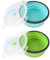 Joyinjojo 2 Pack Collapsible Dog Bowls Silicone Food Water Travel Bowl with Lids Portable Expandable Pet Feeding Watering Cup Dish for Walking Kennels Camping