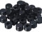 30 Pieces Rubber Door Stop Bumper Tips Black Silicone Replacement Door Stop Caps Door Stopper Bumpers for Wall and Floor Protection, Universal Size