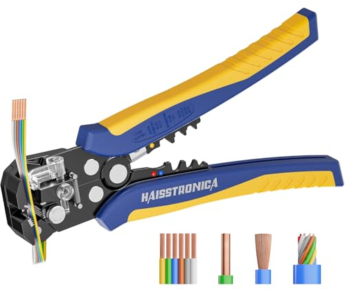 haisstronica Strumento spellafili, AWG 24-10 Wire Cutter e strumento di crimpatura