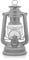 Feuerhand Sturmlaterne Baby Special 276 - Made in Germany seit 1893 - Petroleumlampe aus pulverbeschichtetem Stahl und bruchsicherem Glas - Nordic-Grey