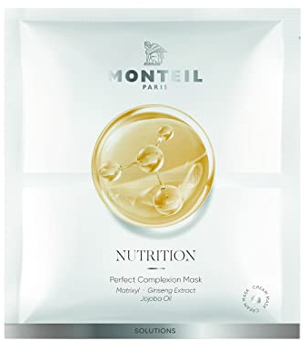 Monteil NUTRITION Perfect Complexion Mask 2er Pack 2x10ml - polsternde Maske für pflegebedürftige Haut
