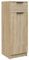 vidalXL Bathroom Storage Cabinet | Engineered Wood | Sonoma Oak Finish | Organized Storage with 1 Drawer and 1 Door | Easy Assembly | Dimensions: 32x34x90 cm