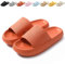 Calish Ciabatte Uomo Donna Casa Aperte Pantofole Comode Slide Ciabatte Nuvole Ultra Morbide Pantofola Sandalo Estive Ciabatte da Mare Spiaggia Piscina Unisex, Arancione, 42-43 EU
