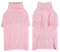 KONVINIT Hundepullover Kleine Mittelgroße Hunde,Winter Warm Hundepulli Rollkragen Hund Pullover Strickpullover für Chihuahua,Dackel,Französische Bulldogge usw.,pink L