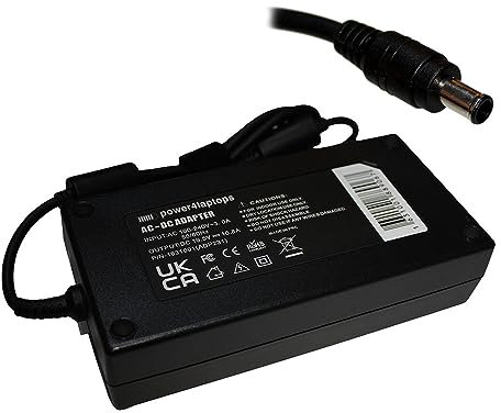 Power4Laptops Adaptador Fuente de alimentación Monitor Compatible con LG 38CB99-W