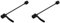 Tacx T1402 Quick Release Skewer Rear, Black (Pack of 2)