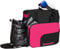 BRUBAKER Skischuhtasche Superfunction - Helmtasche Skischuhrucksack für Skistiefel, Skihelm, Handschuhe und Bekleidung - Skischuh Tasche mit Helmfach - Schwarz Pink