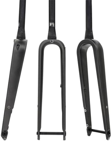 HIMALO Gravel Carbon Gabel 700C Rennrad-Gabel Scheibenbremse 39,8mm Verjüngt Starre Gabel Steckachse 12 * 100mm Mit Regalbohrung