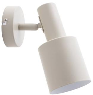 Lindby Strahler Ovelia (Modern) in Creme aus Metall (1 flammig, E27) - Deckenlampe Deckenleuchte Lampe Spot Wohnzimmerleuchte