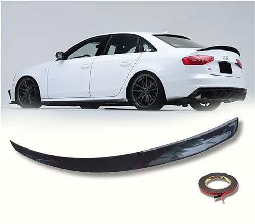 MpTuned A4 B8 Heckspoiler Glänzend Schwarz Kofferraumspoiler Für A4 2009-2016 Jahr Modelle Performance Tuning Restyling