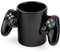 Froster Controller Tasse für Gamer, Gaming Becher 350ml, Gamepad, Zocker Geschenk, Gamer Geschenke Jungen, Gamer Gadgets, Nerd Tasse Schwarz