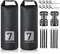 Kavolet Lot de 2 sacoches de Fourche de vélo, 3 l/7 l, imperméables, avec Haut roulable, Sac de séchage pour Porte-Bagages, imperméable, Accessoires de vélo Professionnels