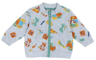 Chicco, Felpa Neonato e Neonata, con Comoda Chiusura a Zip, in Morbido Cotone Non Felpato, Ideale per Primavera e Autunno, Designed in Italy, Abbigliamento Neonato e Neonata 0-24 Mesi