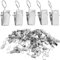 50 Stück Edelstahl Vorhang Clips Metall Hängenden Haken, Vorhang Clips mit Haken, Duschvorhanghaken Clips, Vorhänge-Clips, für Schlafzimmer, Badezimmer, Heimdekoration, Silber