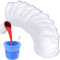 10pcs 1 Gallon Paint Strainer Bags, Paint Strainer with Elastic Top Opening White Regular Fine Mesh Filters Bag for Paint, for Liquid Filtering & Home Brewing, Paint Gardening