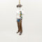 Bella Haus Christmas Shoppe Yeehaw! Michelangelos Cowboy-Statue von David | lustige und einzigartige 11,4 cm große Kunstharz-Figur im Western-Stil für Baumdekoration