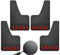 KWAYA Parafango per F&iat per Ducato Furgone E Camper 1990-on Paraspruzzi per Auto Parafanghi Paraspruzzi in Fibra di Carbonio P Arafanghi Anteriore Posteriore(4Pcs with Stickers)